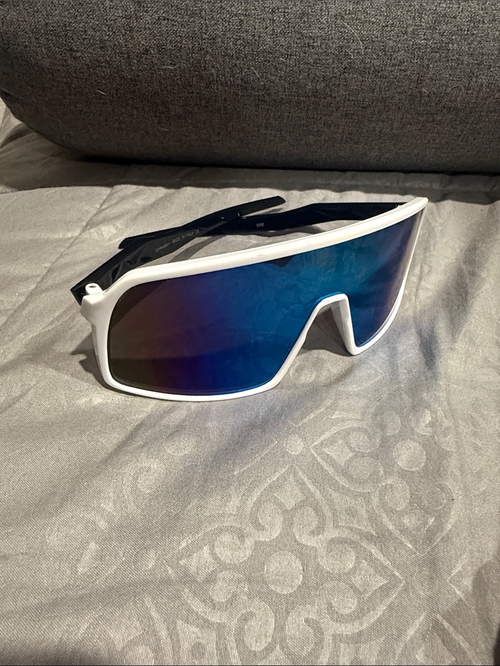 Oakley Sutro Matte White/Blue mirror sunglass